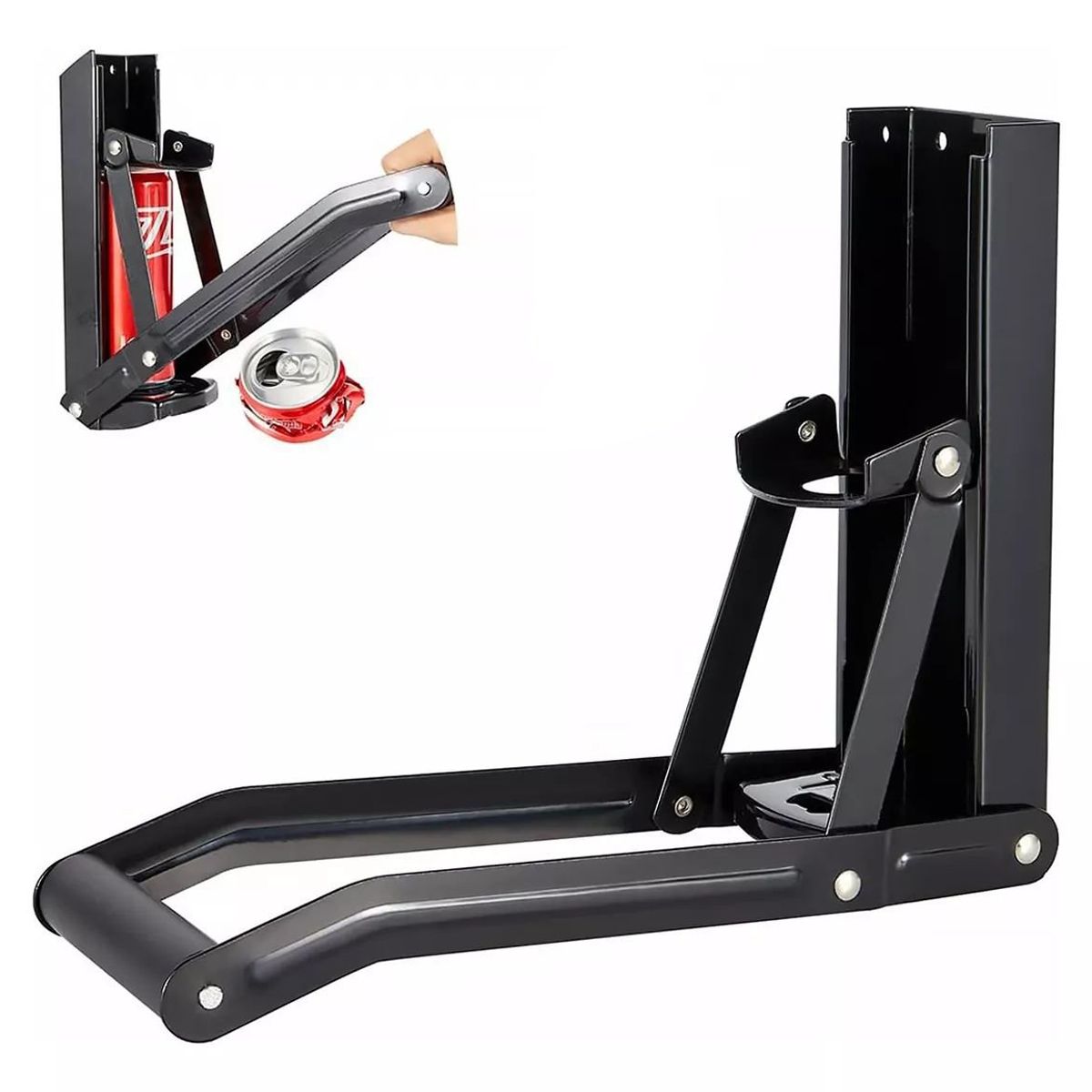 KUANGYE - Aplastador De Latas De Aluminio 500 Ml Negro