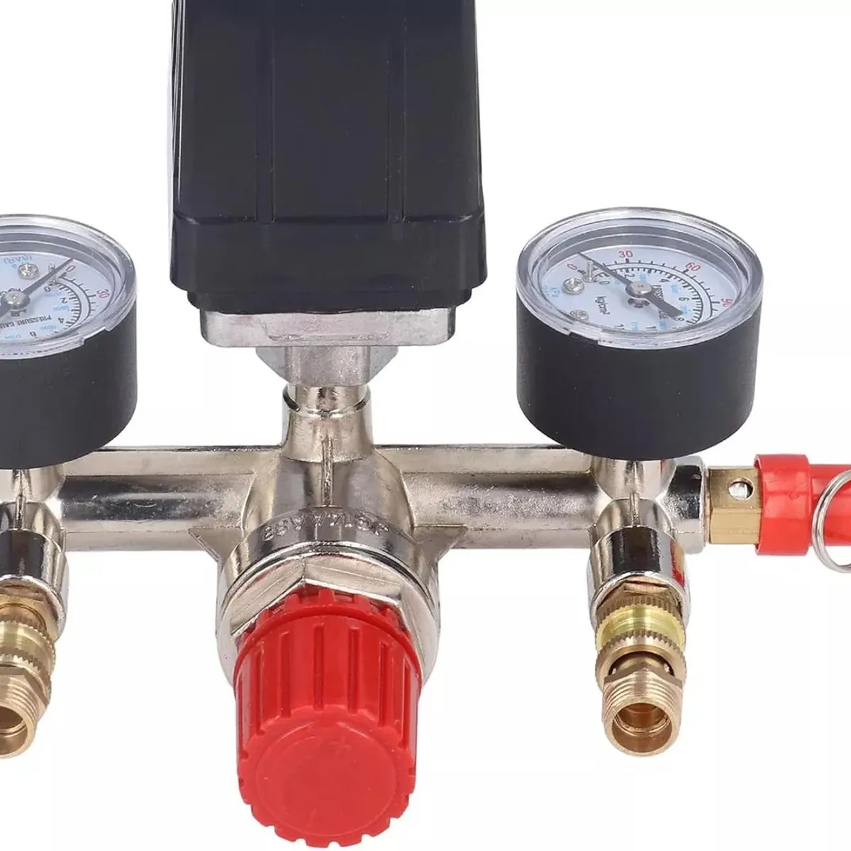 KUANGYE - Manifold Para Compresor De Aire Interruptor Válvula Presión