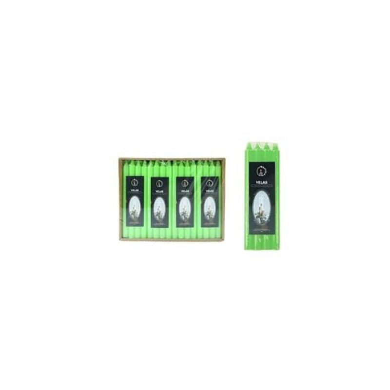 GENERICO - Vela Verde 150mmx20cm 4pcs