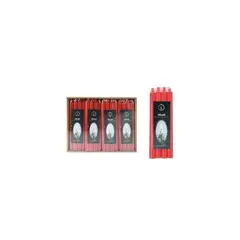 GENERICO - Vela Rojo 150mmx20cm 4pcs
