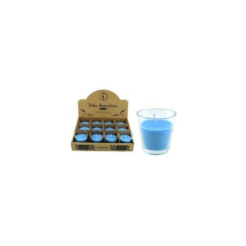 GENERICO - Vela Aromática Azul Arándano 6x6cm