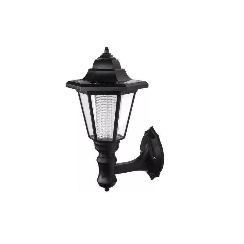 GENERICO - Farol Solar Exterior Lamparas Solares Para Jardin Farol Negro