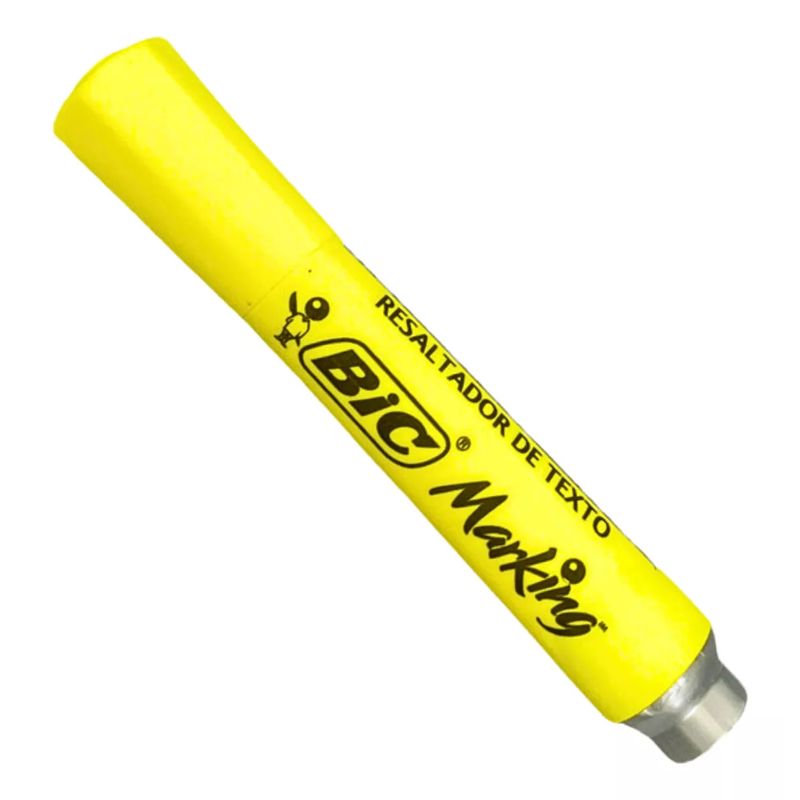 GENERICO - Resaltador BIC Marking Biselado Fluorescente 1 Unidad