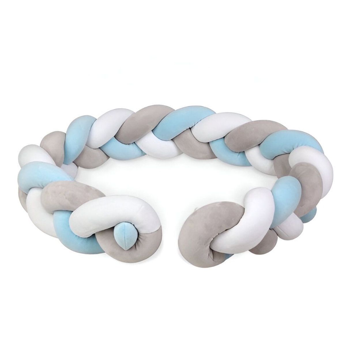 GENERICO - Trenza protector cuna 3mts Azul