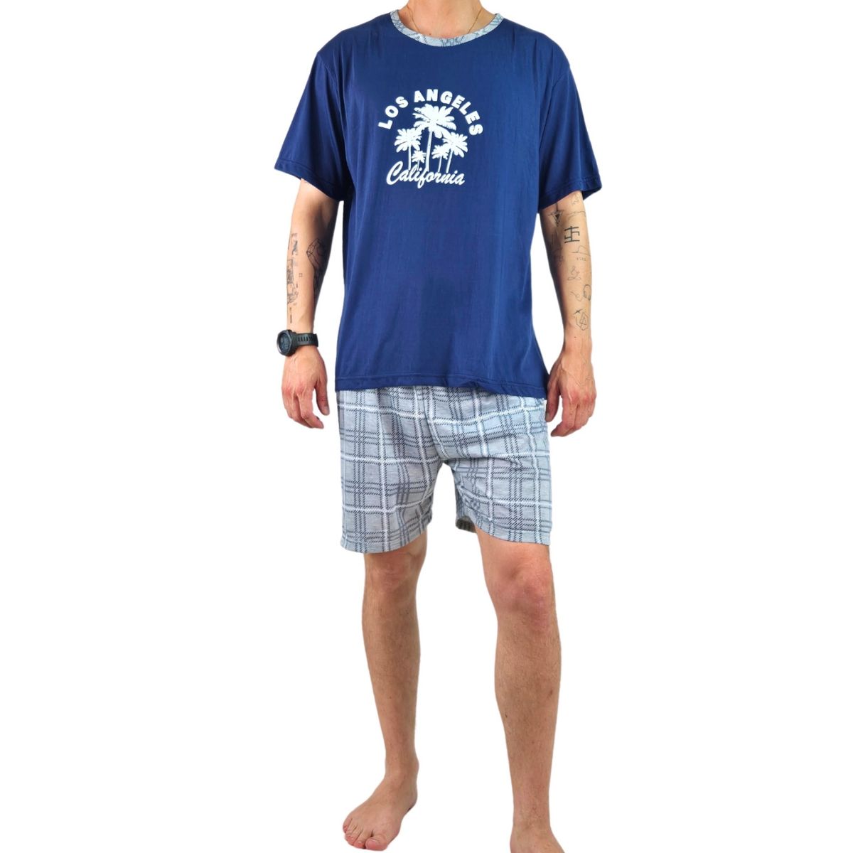 LIKE SHOP - Pijama Hombre Verano Short 526