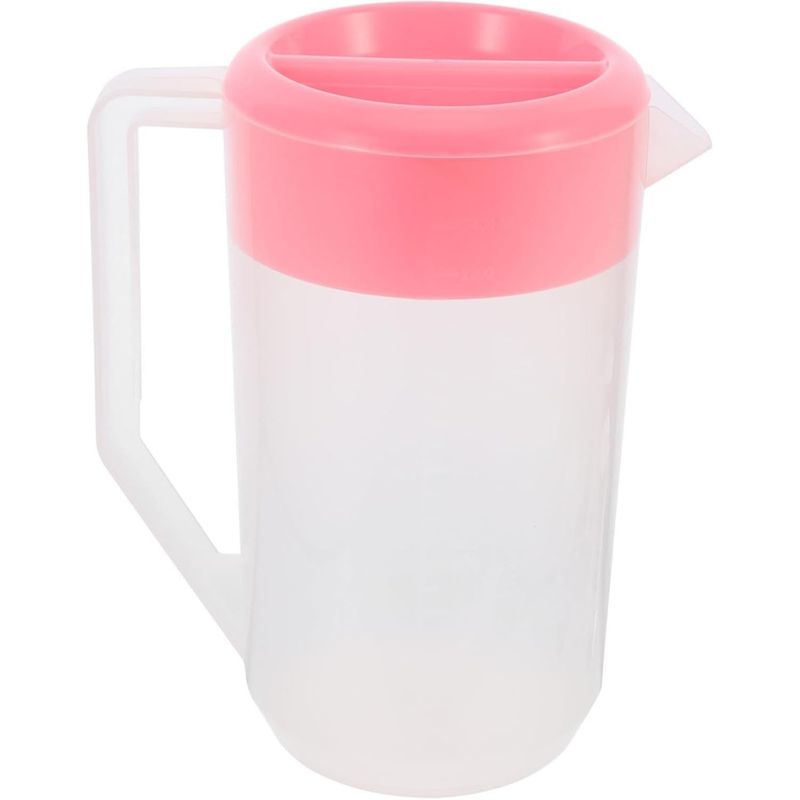 GENERICO - Jarro Plástico 2.5 lt con tapa rosada