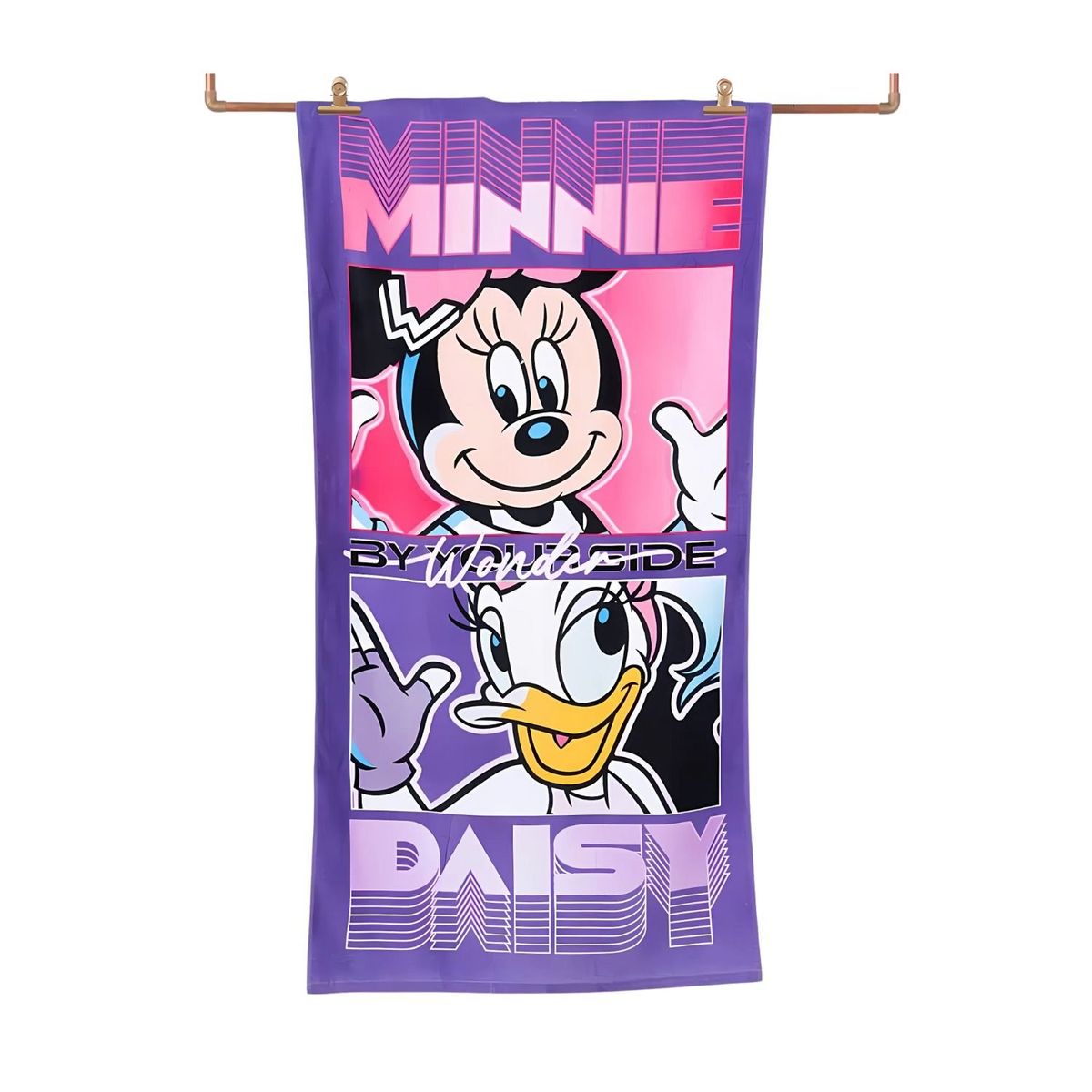 GENERICO - Pack Bolso Toalla 70x140cm Dibujo Animado Ratona Pata Coqueta.