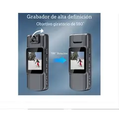 GENERICO - 1080p Cámara De Cuerpo Portátil Hd Pantall Grabadoras Video