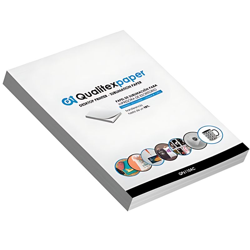 GENERICO - PAPEL DE SUBLIMACION QUALITEX FAST DRY 100GRS A4 110 UN.