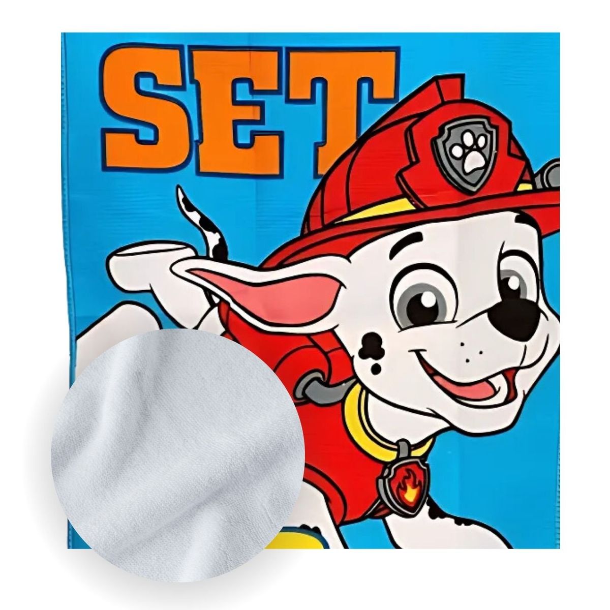 GENERICO - Toalla de 30x50cm Dibujo Animado Perro Bombero Multiuso.