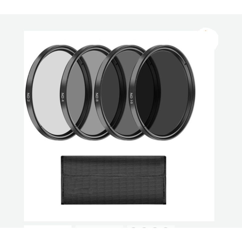GENERICO - KIT FILTROS 52MM ND2 ND4 ND8 ND16 + ESTUCHE