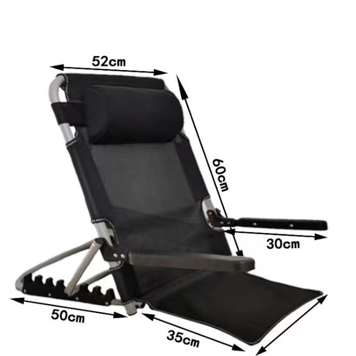 SUNCARE - Respaldo Cama Playa Jardin Portatil con Apoya Brazos