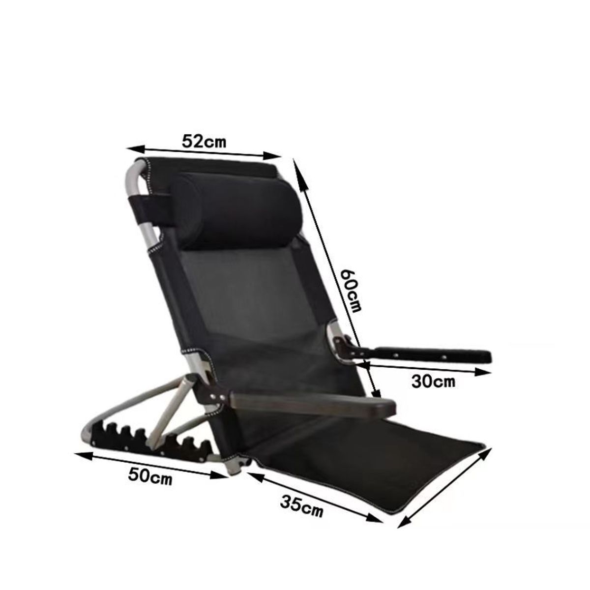 SUNCARE - Respaldo Cama Playa Jardin Portatil con Apoya Brazos