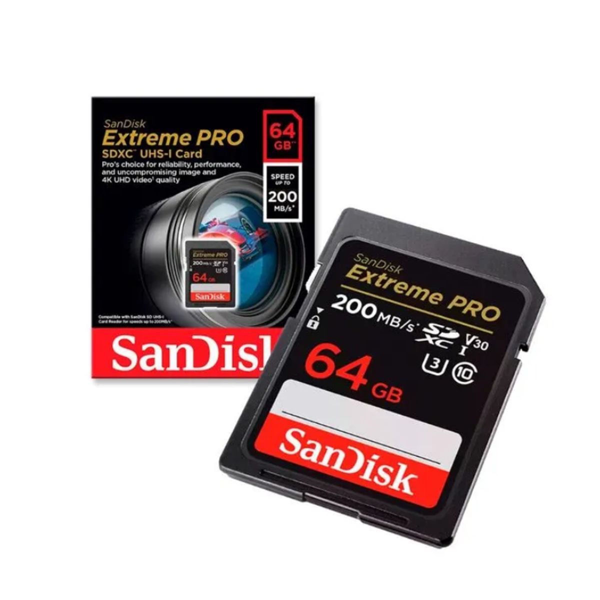 SANDISK - TARJETA SD SANDISK EXTREME PRO 4K 64GB