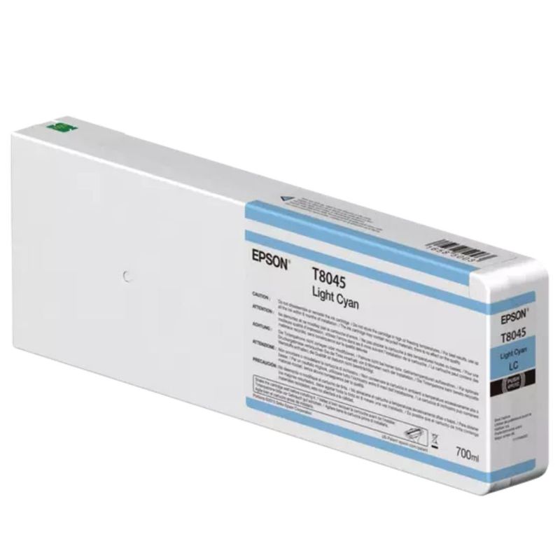 EPSON - TINTA EPSON LIGHT CYAN T804500 ULTRACHROME HDX/HD 700ML