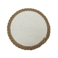 Set 4 Individuales De Yute Y Tejido Nusa De Ø35cms Kawi®
