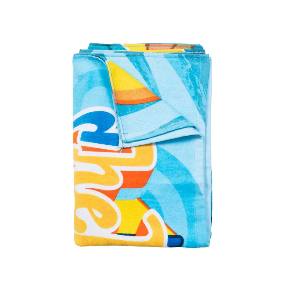 GENERICO - Toalla de 70x140cm Dibujo Animado Perro Policia Surfista