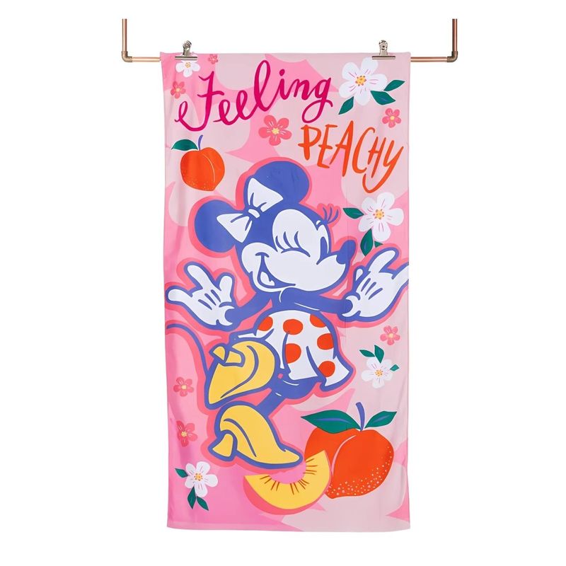 GENERICO - Toalla de 70x140cm Dibujo Animado Ratona Frutas para Niños
