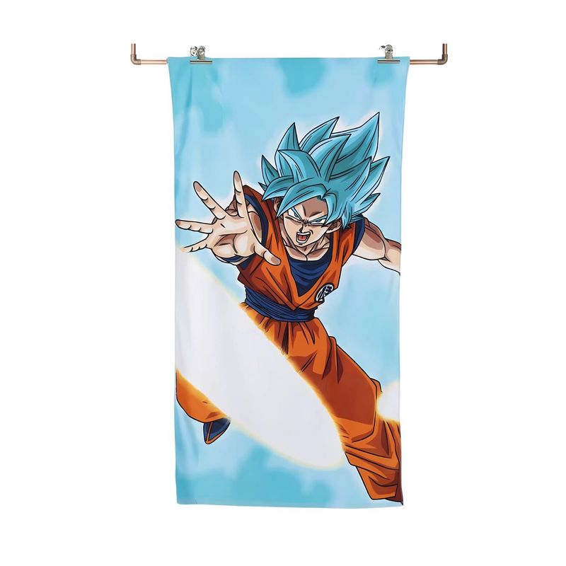 GENERICO - Toalla de 70x140cm Dibujo Animado Heroe de la Tierra Multiuso