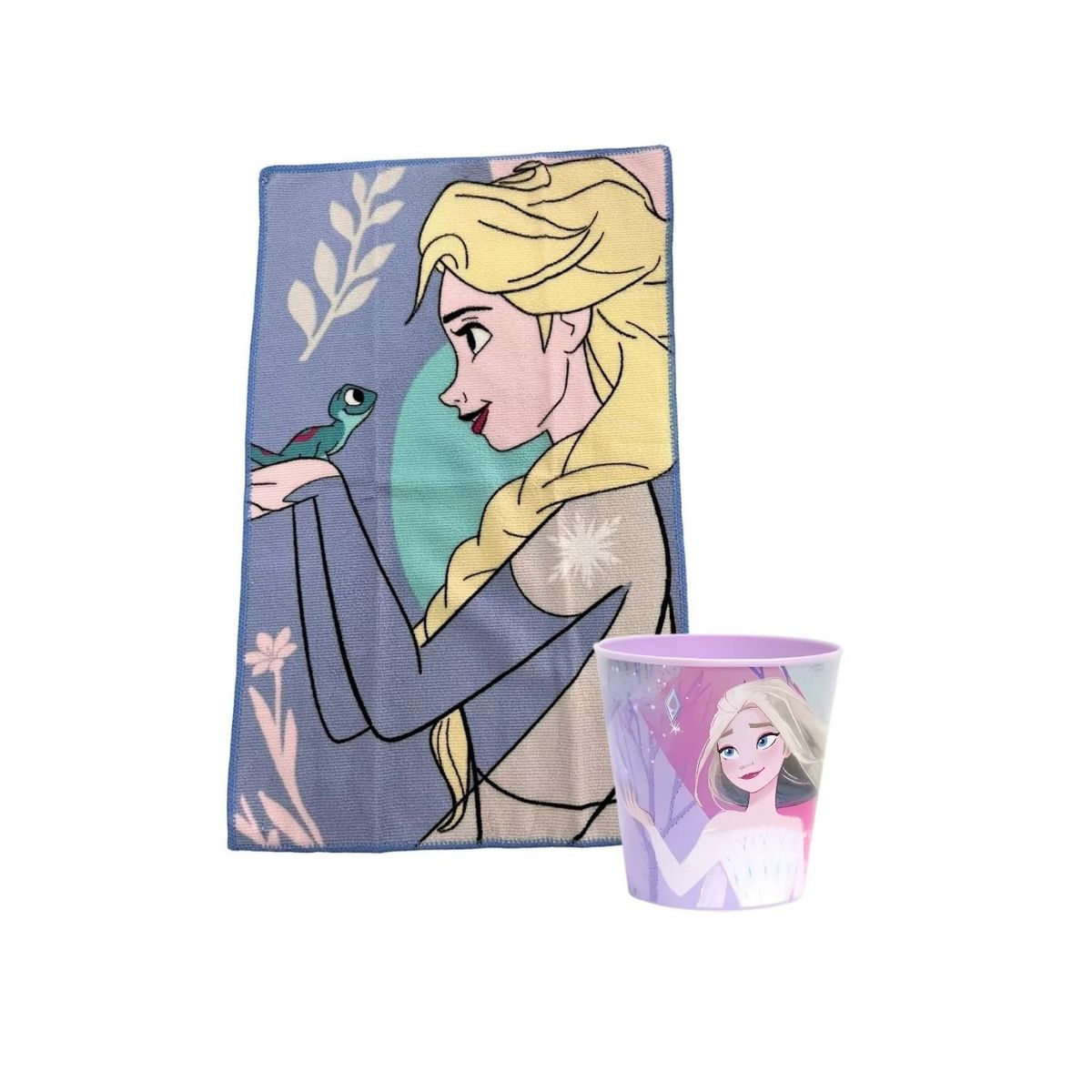 GENERICO - Toalla de 30x50cm Balde Playa Dibujo Animado Princesa de Hielo