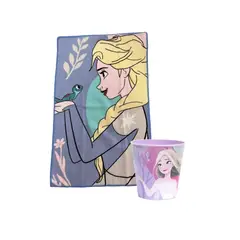 GENERICO - Toalla de 30x50cm Balde Playa Dibujo Animado Princesa de Hielo