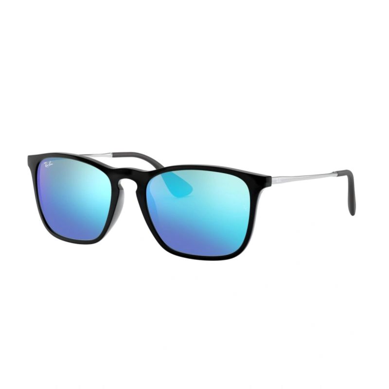 RAY BAN - Lentes de Sol Ray Ban Chris RB4187F 60155 54-18 Negro mate/azul