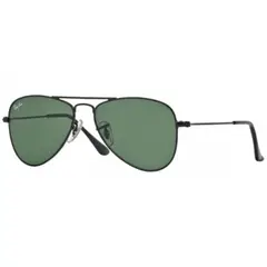 RAY BAN - Lentes de Sol Junior Aviator RJ9506S Negro mate/verde 50-13