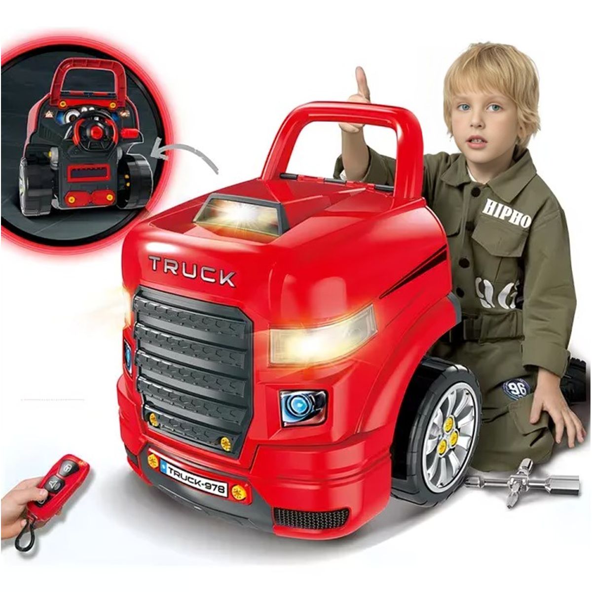OEM - Taller Mecanico 61 piesas Simulador Rojo
