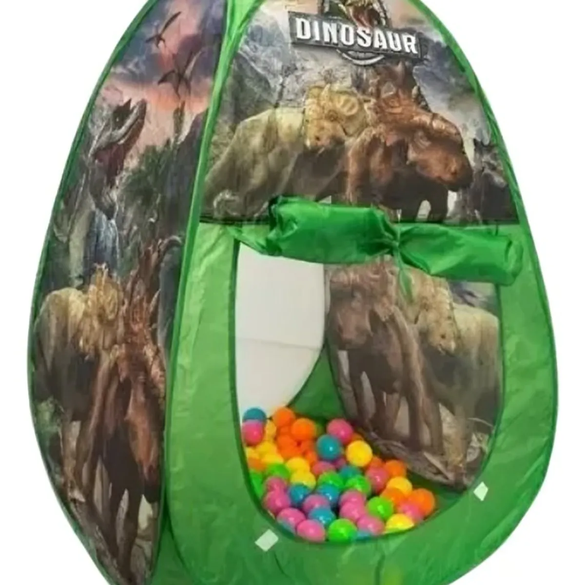 OEM - CARPA DE DINOSAURIO INFANTIL CON 20 PELOTAS