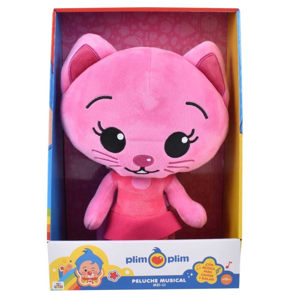 ANSALDO - Peluche Plim Plim 30 cm con sonido Mei Li