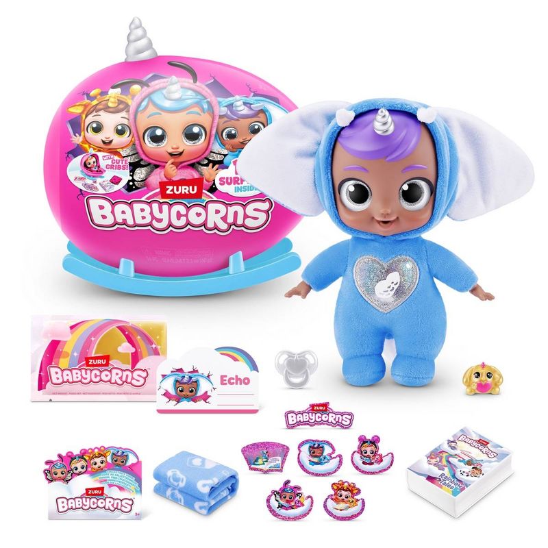 ANSALDO - ESFERA SORPRESA PELUCHE BABYCORNS ZURU - PLATEADO