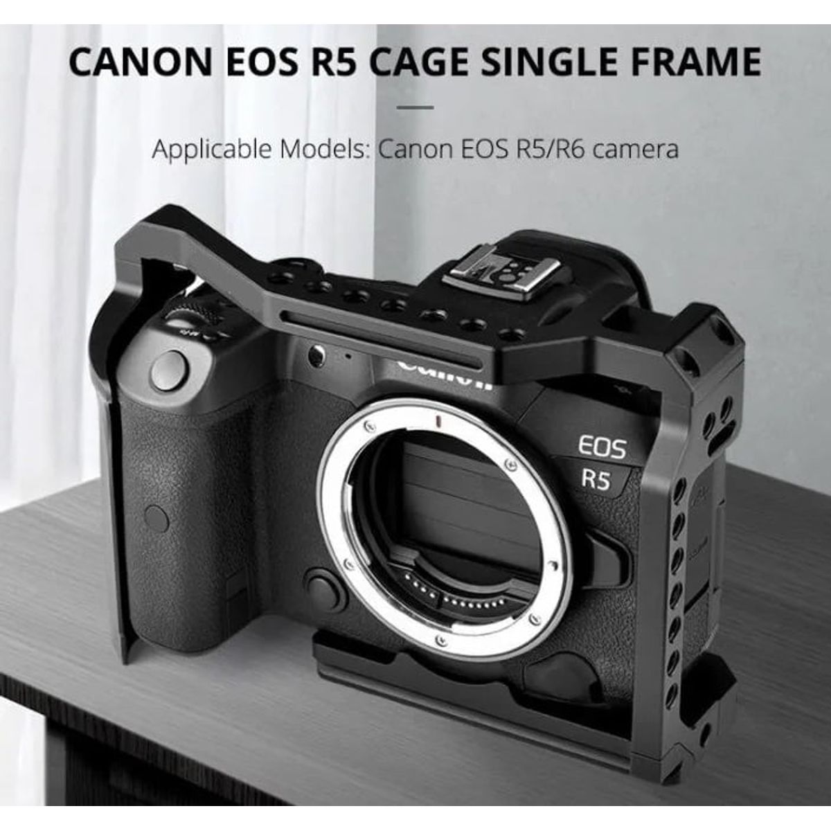 GENERICO - CAGE JAULA METÁLICA PARA CANON R5 R6