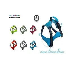 GENERICO - Arnés Tipo Pechera Reforzada Para Perros Talla M Azul