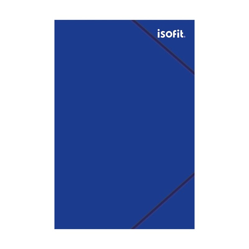 ISOFIT - Carpeta con Elastico Oficio Color Azul Isofit