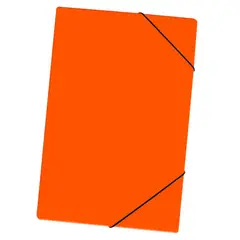 ADIX - Carpeta con Elástico Oficio Color Naranjo