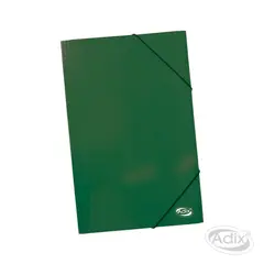 ADIX - Carpeta con Elastico Oficio Color Verde Oscuro
