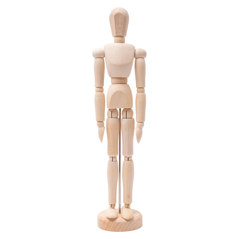 CREATIVE - Maniqui Articulado De Madera Para Dibujo 30 Cm