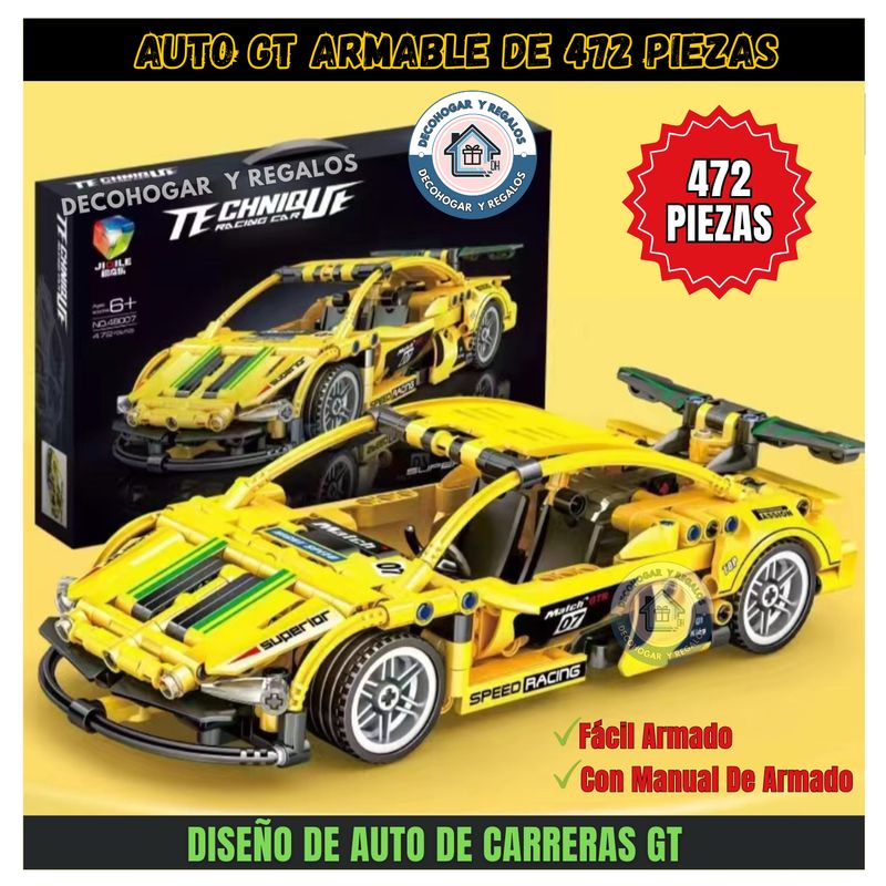 GENERICO - Auto Bloques De Construcción GT 472 Pcs