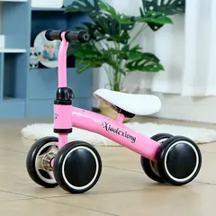 OEM - Mini Triciclo Infantil Sin Pedales Rosa