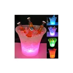 GENERICO - HIELERA PARLANTE CUBETERA LED CON BLUETOOTH