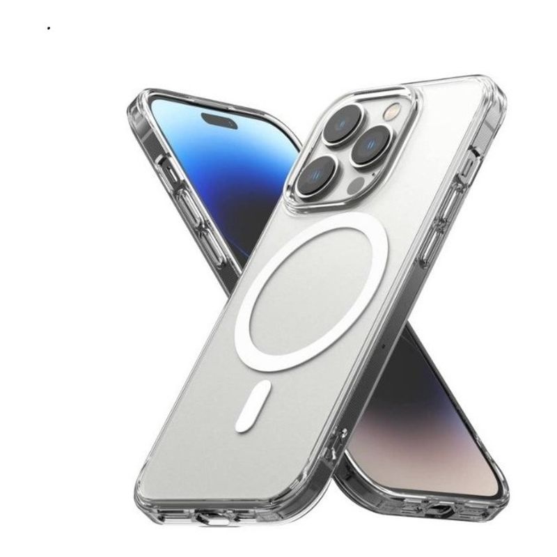 GENERICO - Carcasa Para iPhone 14 Pro Max Transparente Tpu Con Magsafe