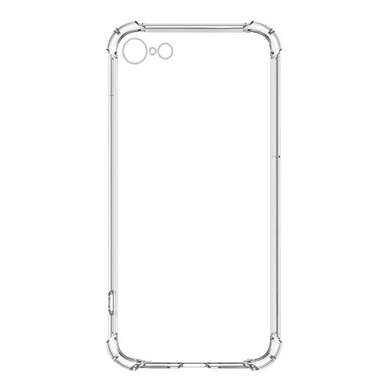 GENERICO - Carcasa Para iPhone 7 / 8 / Se Transparente Reforzada