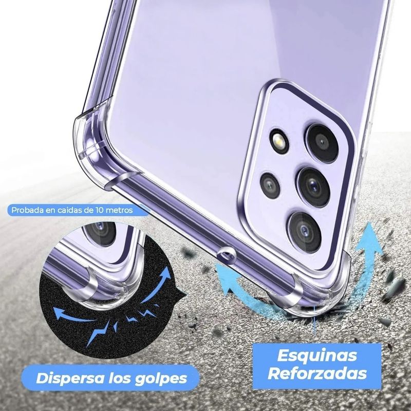 GENERICO - Carcasa Transparente Reforzada Para Samsung Galaxy A72 5g