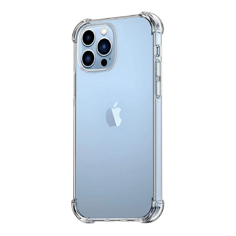 GENERICO - Carcasa Compatible Con iPhone 13 Pro Transparente Reforzada
