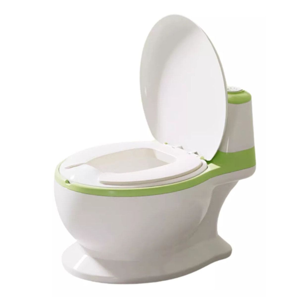 GENERICO - Pelela Bebé Tipo Inodoro Asiento Acolchonado Sonido Wc VERDE