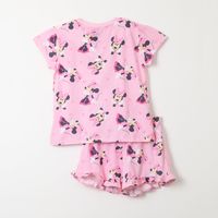 Pijama Corto Niña Minnie Full Print Rosado