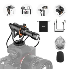 NEEWER - Cm14 Pro Video Micrófono Para Celular Cámara Sony Zv-e10 A6400 Zv-1