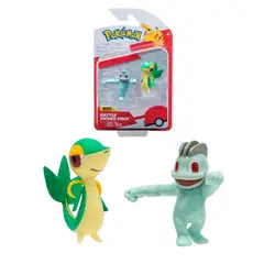GENERICO - Figuras Pokemon Machop + Snivy