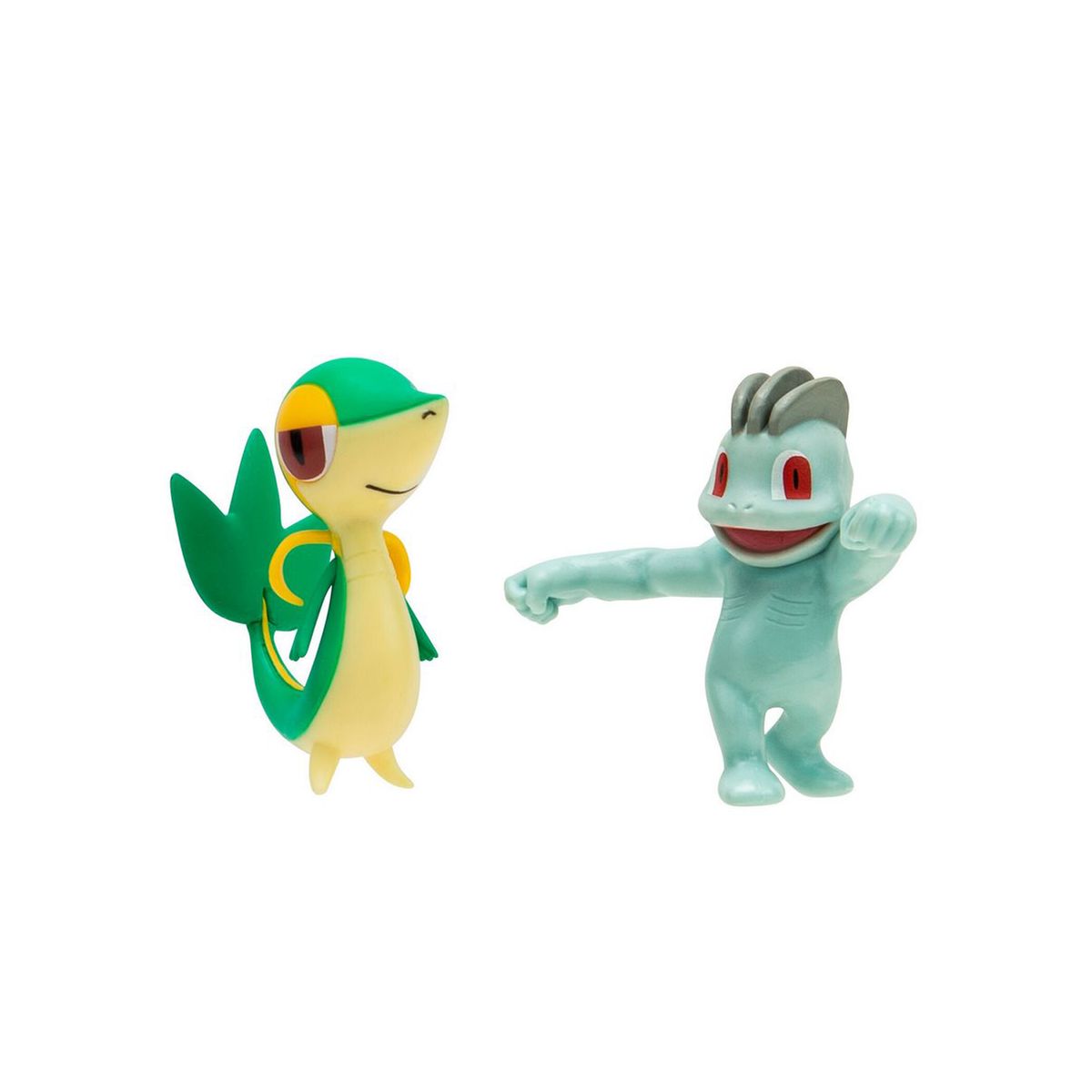 GENERICO - Figuras Pokemon Machop + Snivy