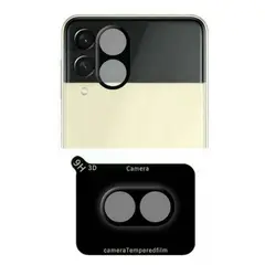 GENERICO - Lámina De Vidrio Para Camara Samsung Z Flip 3 - Negro